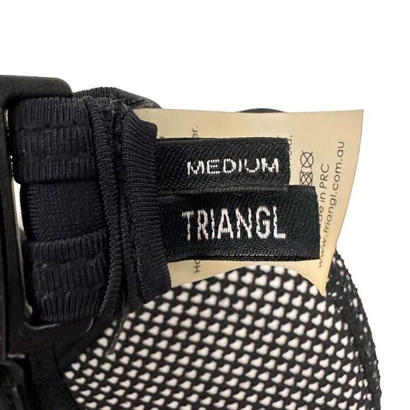 Triangl Neoprene Bikini TOP size Medium Black - Picture 3 of 7